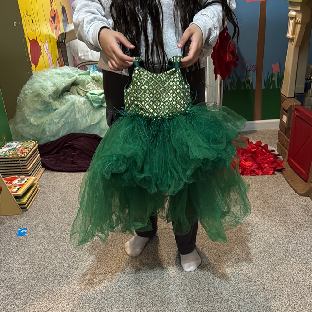 Green Kids Costume Dress